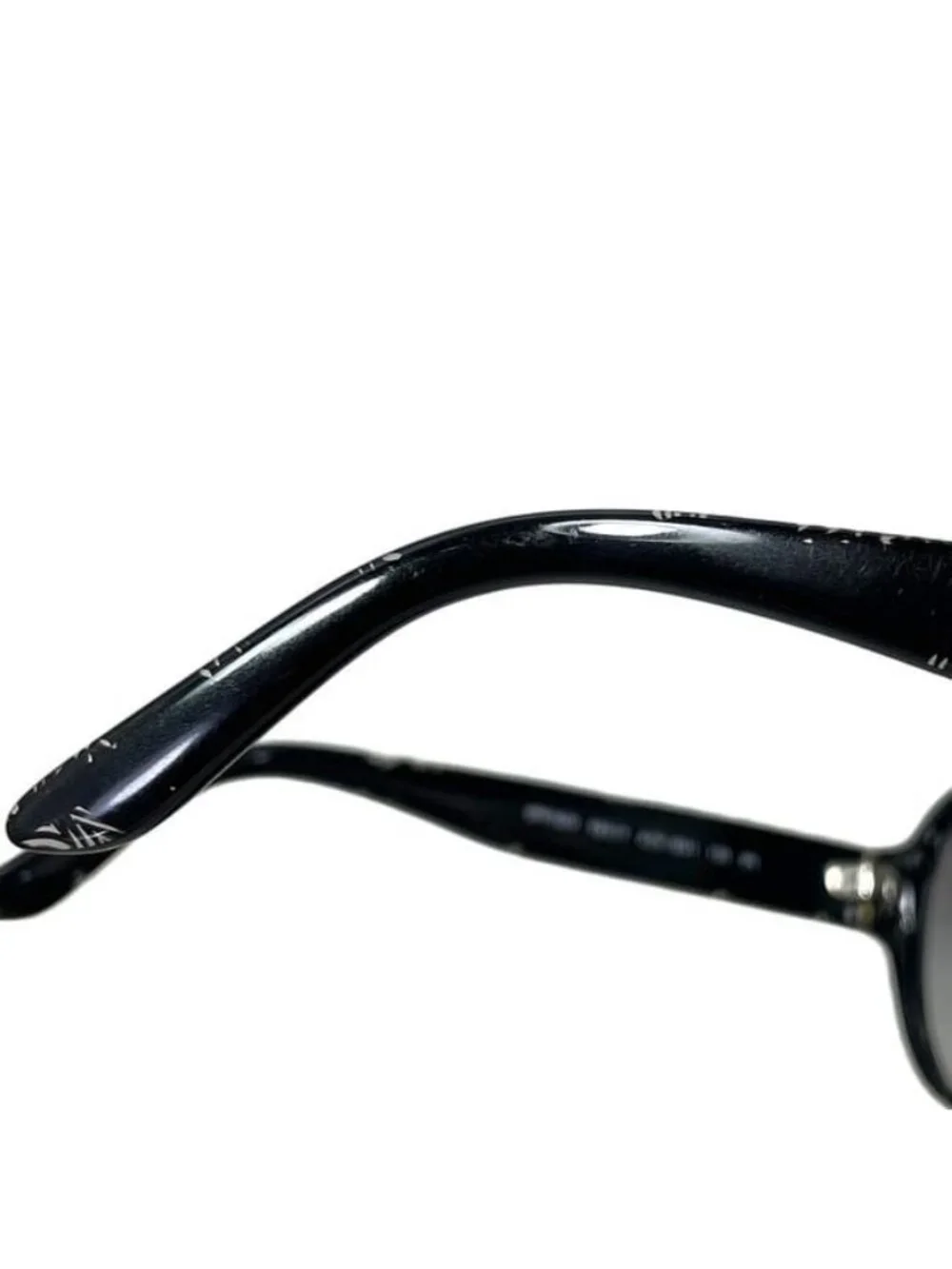 Prada Sunglasses Black Gradient Eyewear Acetate Case Lens